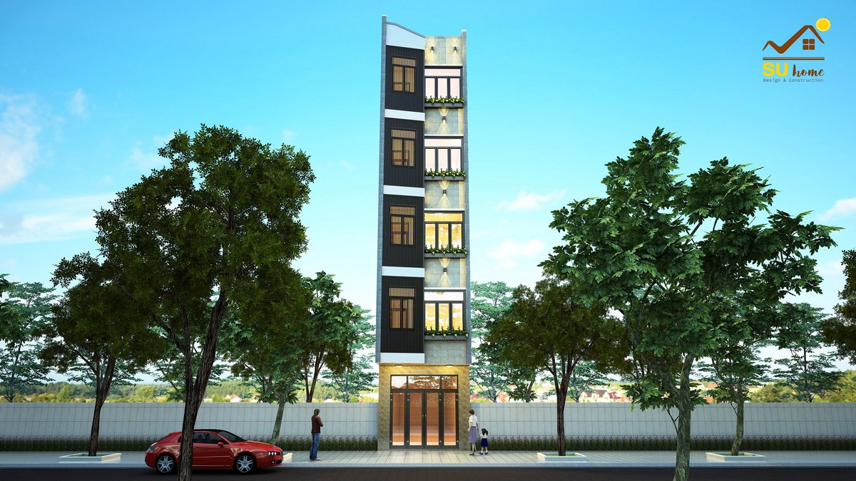 Thiết kế Nhà ở kết hợp căn hộ cho thuê đà nẵng